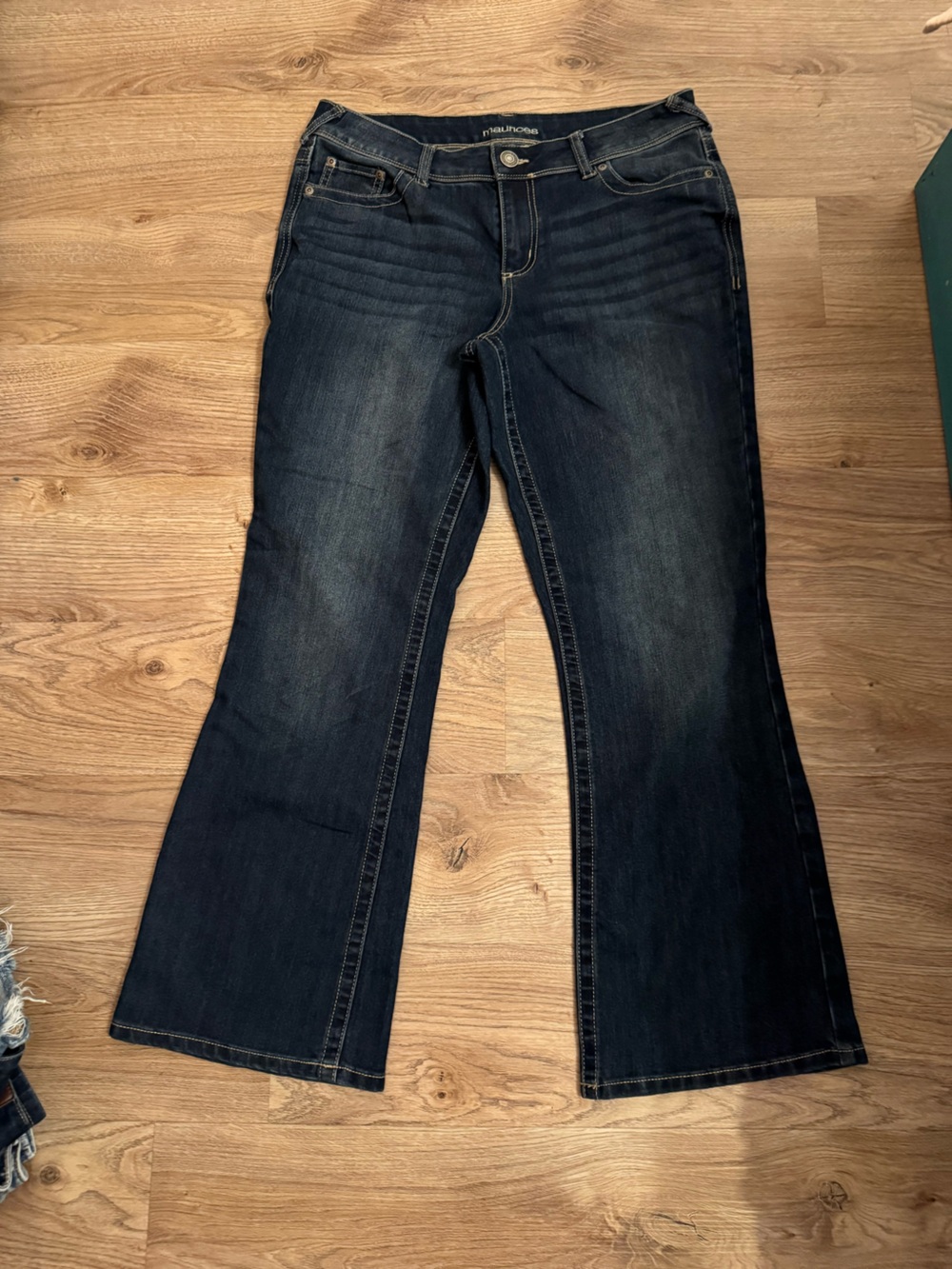 Maurices Dark Indigo Flare Jeans